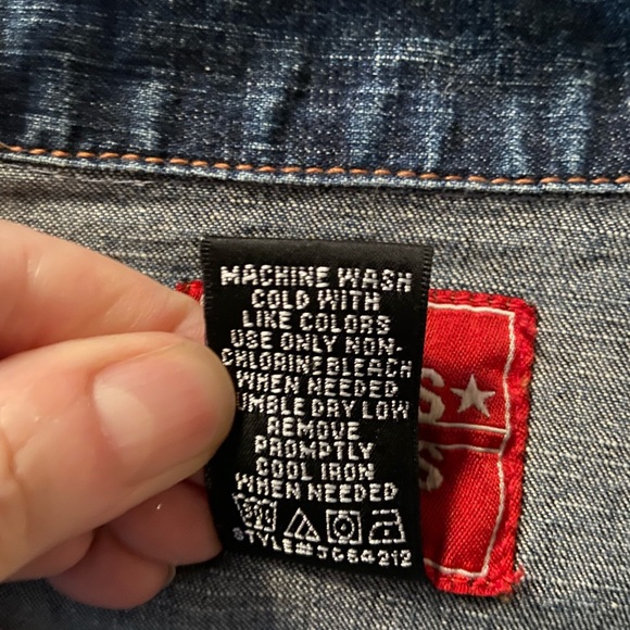 Guess Jeans cropped blue jean jacket - Picture 4 of 5